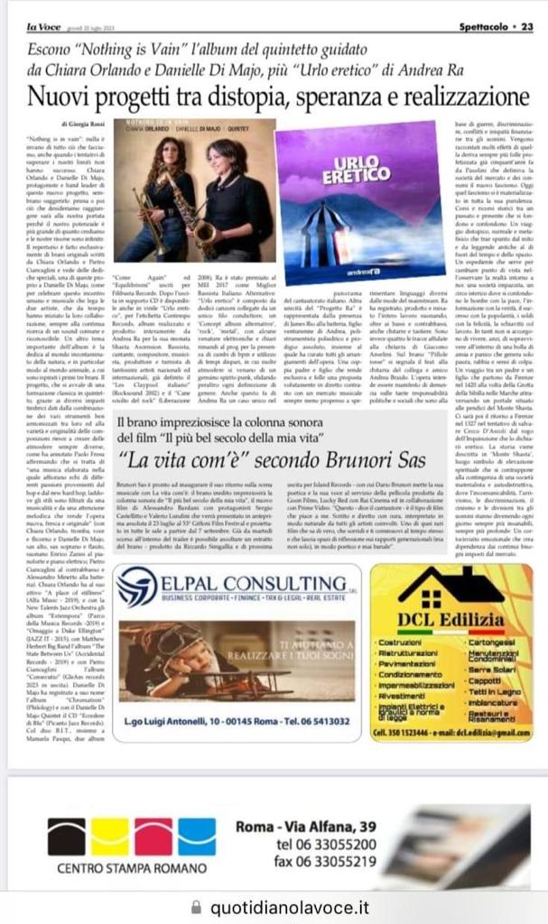 Danielle Di Majo Giornale