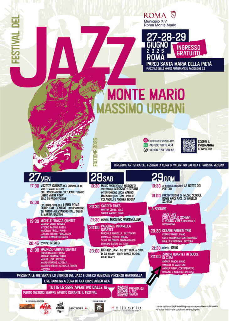 Jazz Monte Mario 29 Giugno Danielle Di Majo