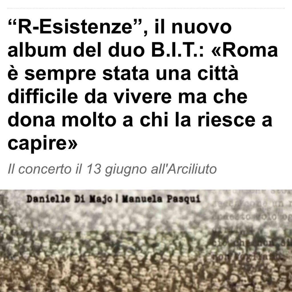 Bit Duo Recensione Concerto 13 giugno all'Arciliuto
